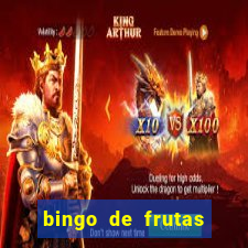 bingo de frutas para imprimir pdf